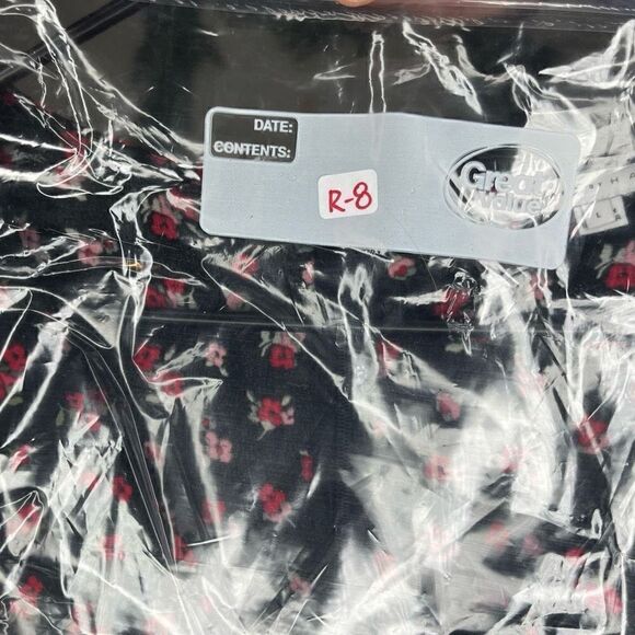 The nines by Hatch | women black jumpsuit with red floral - Picture 3 of 13